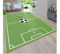 Tapis Pour Enfants, Tapis De Jeux Chambre D'Enfant Avec Motif Football, Vert [160x220 cm]