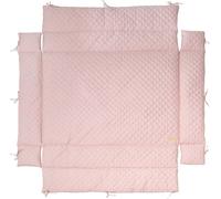 Tapis pour parc « roba Style », parc 75 x 100 cm - 100 x 100 cm, rembourrage latéral, rose/mauve