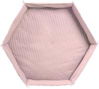 Tapis pour parc « roba Style », pour parcs hexagonaux, rembourrage latéral sécurisé, rose/mauve