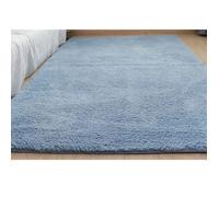 Tapis pour salon, chambre et chambre d'enfant, tapis à poils longs doux et moelleux, fond antidérapant, tapis lavable,60x160cm-MCJ