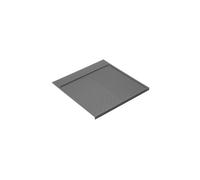 Emuca - Protecteur fond module cuisine, Tapis protecteur M60, 568 x 580 mm, épaisseur 16 mm, Plastique, Gris antracite