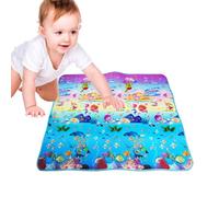Tapis rampant pour tout-petit | Tapis rampant double face - Grand tapis de jeu de sol pliable et imperméable pour nourrissons, tapis de jeu en mousse EVA pour, des nouveau-nés aux nourrissons