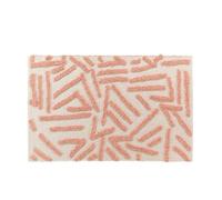 Tapis rectangle 60 x 90 cm coton/polyester tufte Athena Marsala