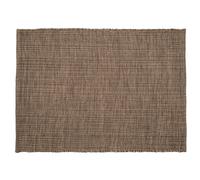 Tapis rectangulaire 130x170 cm pur coton MOOREA gris schiste
