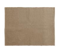Tapis rectangulaire 130x170 cm pur coton MOOREA marron camel
