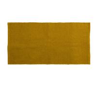 Tapis rectangulaire 70x140 cm pur coton collection MOOREA jaune gold