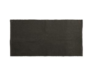 Tapis rectangulaire 70x140 cm pur coton collection MOOREA marron café