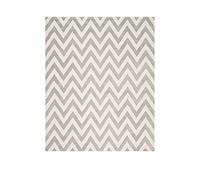 Tapis rectangulaire d'intérieur moderne tufté à la main, collection Cambridge, CAM139, en argent / ivoire, 305 X 427 cm pour le salon, la chambre ou tout autre espace intérieur par SAFAVIEH.