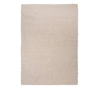 Tapis rectangulaire effet laine ivoire - Longueur 230 x Largeur 160 x Epaisseur 1,5 cm