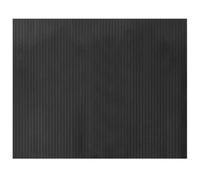 Tapis rectangulaire gris 80x100 cm bambou