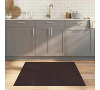 vidaXL Tapis rectangulaire Marron foncé 100x100 cm Bambou, Tapis de Salon, Tapis rectangulaire, Tapis Moderne, Tapis de Chambre à Coucher