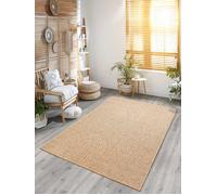 Tapis Rectangulaire - THE CARPET - Kansas - aspect jute Naturel - Résistant UV - 80x250 cm (5007)