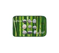 Tapis rectangulaire velours polyester photoprint, natural deco tapis multi couleur taille 45 x 75