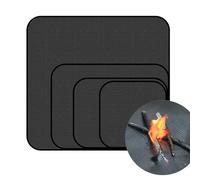 Tapis Réfractaire Sous Barbecue 60*52cm Tapis Barbecue Tapis Ignifuge Anti Feu Fire Pit Mat - Tapis de Foyer pour Terrasse pour Barbecue Gril, Sous-couche de gril Protection de Sol Pelouse