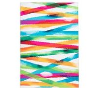 Tapis Rétro à Poils Courts "Galaxy V" Multicolore 80 x 150 cm Multicolore G