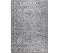 Tapis RITZ Moderne Beige Bleu Salon Chambre 80 x 150 cm