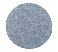 Tapis rond Ø200cm fait main en laine motif floral pour salon CLEAVERS