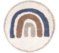 Tapis rond Bohemian rainbow Arc-en-ciel bleu (120 cm)