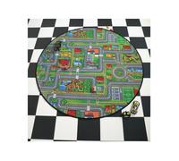 Tapis rond de jeu enfant - Circuit de voiture - Ville - Ø 150 cm
