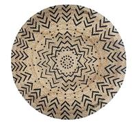 Tapis Rond en Jute déco Living D 120 cm - Atmosphera