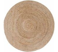Tapis rond en jute naturel Ø 90 cm Marron G