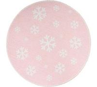 Tapis Rond Enfant Imprimé Bambini VIII 160cm Rose