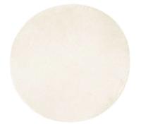 Tapis rond imitation peau de mouton VIDAXL Tafalla Ø 80 cm blanc - polyester
