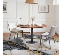 Tapis Rond Moderne 60 cm, Lavable en Machine Antidérapant Tapis Rond à Motif Fissures D'Agate pour Petite Chambre d'enfant et Salon Balcon, Gris Clair Légère Moquette Décoration