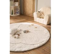 Tapis rond Nuage beige TU