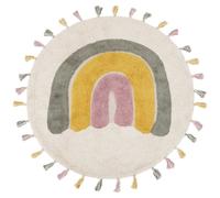 Tapis rond Rainbow Moss (110 cm)