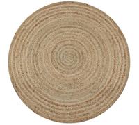 Tapis rond - vidaXL - Jute tressé - 150 cm - Beige