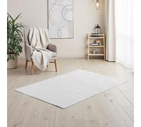 Tapis Salon 160x230 Gris Antidérapant Lavable Poils Courts Moderne Homestyle4u