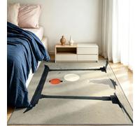 Tapis Salon 80 x 120 cm Style Japonais, Tapis Enfants Porte Torii Animaux Renard, Lavable en Machine Rug a Motif, D'intérieur AntidéRapant Moquette, pour Descente de Lit et Salle de Réunion