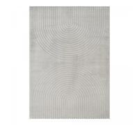 Tapis salon DEMILU 200x280 cm Gris - Tapis Salon doux et soyeux