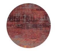 Tapis salon et chambre tissé plat CLARENCE 140 x 140 cm