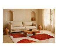 Tapis salon et chambre tissé plat NICKY 80 x 150 cm