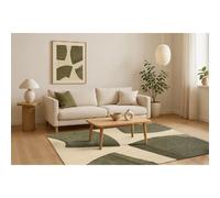 Tapis salon et chambre tissé plat NICKY 80 x 150 cm