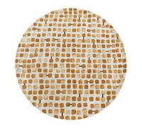 Tapis salon et chambre tissé plat PEACHY 140 x 140 cm
