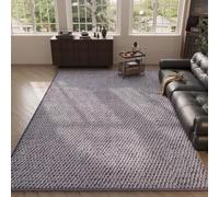 Tapis Salon Lavable en Machine Tapis Cuisine antidérapant Moquette Carpet | Vintage Tapis Intérieur imperméable, facile à nettoyer,Bureau,Salle a Manger,Salle de Jeux, 7mm(Gray,120x200cm)
