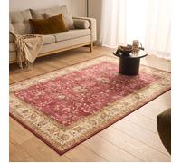 Tapis Salon - Nazar Rugs - Ottoman - Doux et Moelleux - Poils Court - Oriental - Rouge - 200x280 cm