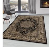 Tapis Salon Oriental - Lina - Noir - 240 x 340 cm - 100% Polypropylène - SIMPEX