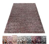Tapis Salon Shaggy - Chantal - Rose - 160 x 230 cm - 100% Polypropylène - SIMPEX