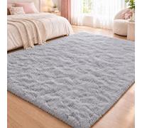 Tapis Salon Shaggy Dessous Antidérapant Ultra Doux 100x220cm Gris Clair | Grand Tapis Lavable Antidérapant Doux Moelleux Pour Le Salon La Chambre À Coucher