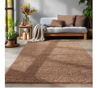 Tapis Salon Shaggy - MARION - Mocca - 100 x 200 cm - 100% Polypropylène - SIMPEX