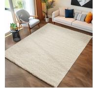 Tapis Salon Shaggy - Mylan - Crème - 200 x 290 cm - 100% Polypropylène - CARPETTEX