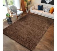 Tapis Salon Shaggy - Mylan - Marron - 80 x 150 cm - 100% Polypropylène - CARPETTEX