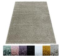 Tapis Salon Shaggy - René - Nature - 300 x 400 cm - 100% Polypropylène - CARPETTEX