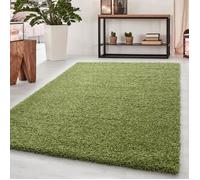 Tapis Salon Shaggy - SIMPEX - Laetitia - Vert - 120 x 170 cm - 100% Polypropylène - Hauteur de pile 50 mm