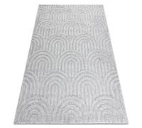 Tapis SANTO SIZAL 0537 géométrique gris 200x290 cm