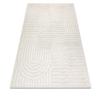 Tapis SANTO SIZAL 0989 géométrique blanc 80x150 cm